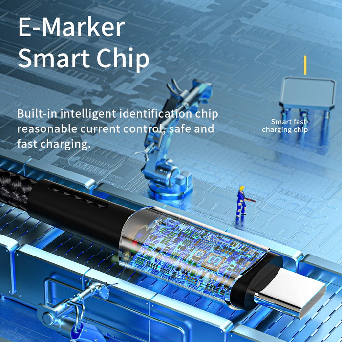 Usb C Cable 100W Pd Qc 4.0 3.0 Usb Type C Cable Fast Charging Cable Type C For Macbook Pro Samsung Xiaomi Charge Cable