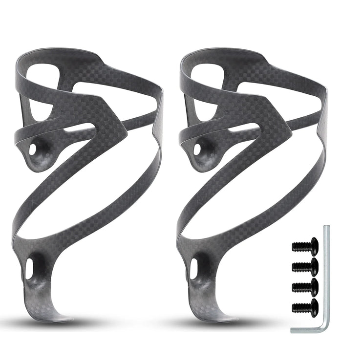Lightweight Carbon Fiber Bike Water Bottle Cage Matte Black