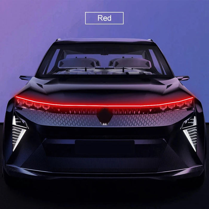 12V Led Car Hood Decorative Light Strip Waterproof Daytime Running Lamp