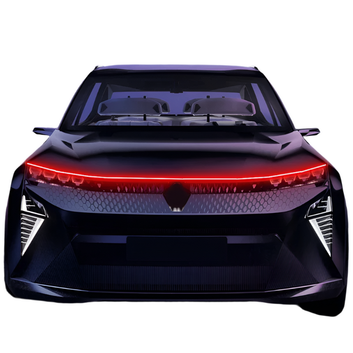 12V Car Hood Light Strip Daytime Running Light For Auto Front Headlight Decor