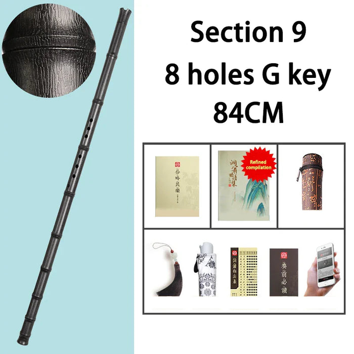 8 Hole Chinese Bamboo Flute For Professional Performance