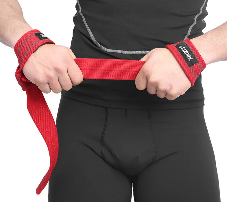 Pair of Adjustable Anti Skid Dumbbell Straps Fitness Wrist Support