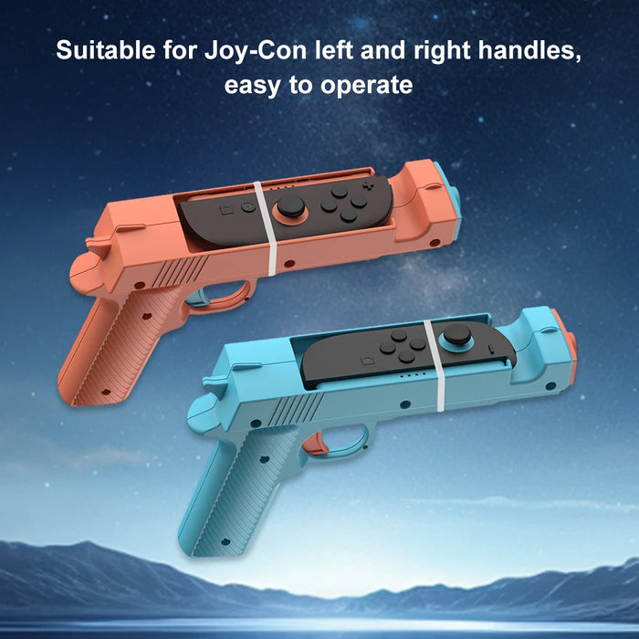For Switch 2 Shooting Game Gun Controller Handle Shooting Game Gun Stock Grip Controller Gun Stock For Switch 2 Game Accessories