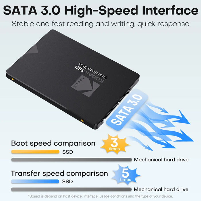 Kodak 128gb 1tb Ssd X130 Pro Sata3 2.5 6gbs Hdd For Laptop / Desktop