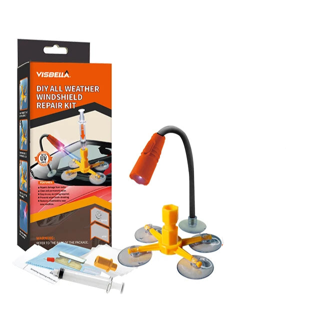 Windshield Repair Kit For Cracked Glass Quick Fix Resin Sealer