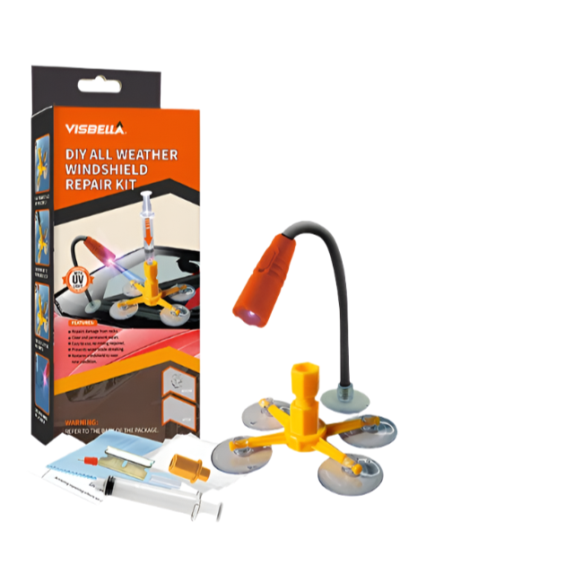 Car Windshield Repair Kit Uv Light Glass Crack Repair