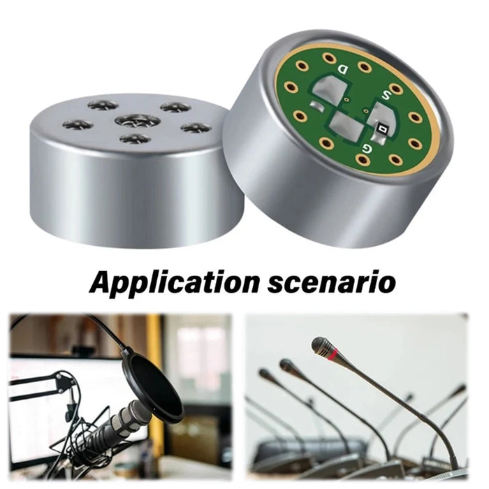 Dr1409B 14Mm Unidirectional Microphone Cores Electret Condenser Mic Noise Reduction Call Microphone Head Microphone Mic Cores