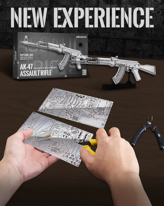 Adult 3D Metal Ak 47 Puzzle Kit For Diy Crafts & Gifts