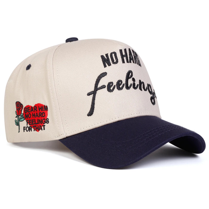 Embroidered Unisex Love Rose Baseball Cap Adjustable Outdoor Sun Hat