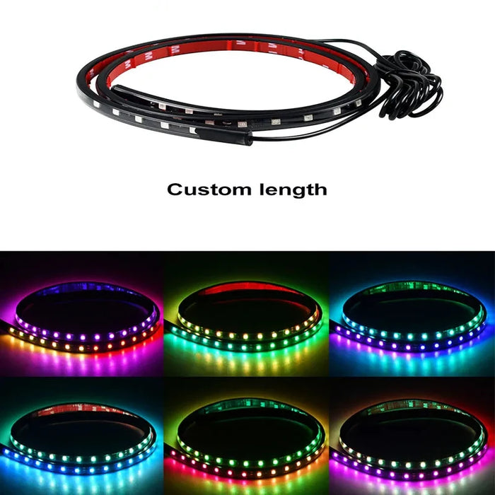 Rgb Drl Brake Warning Driving Lamp Bar 12V Led