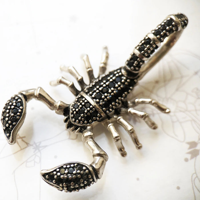 925 Sterling Silver Scorpion Pendant Fashion Jewelry For Men & Women