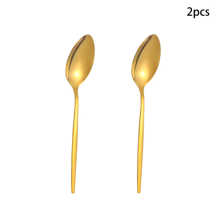 12 Piece Stainless Steel Tableware Set For Hotel Restaurant And Buffet Use