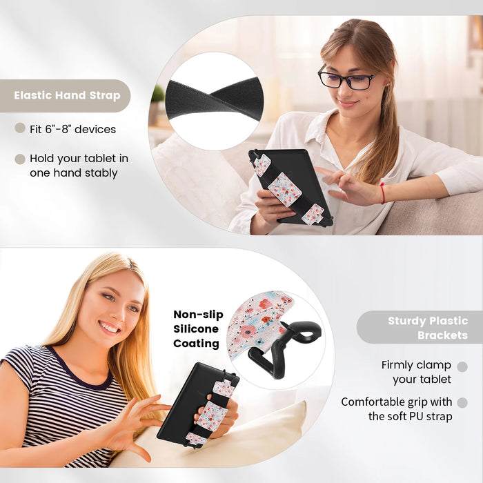 For 6-8 Inch Ereaders Fire Tablet Kindle / Kobo / Voyaga / Lenovo / Sony Kindle E-Book Tablet High-Elasticity Soft Hand Strap