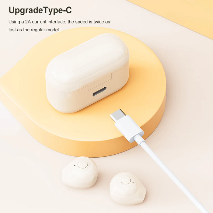 Bl18 Invisible Earphones Mini Headphones Wireless Heasets Hifi Stereo Noise Reduction Earbuds Sleep In-Ear Earbuds For Home Work