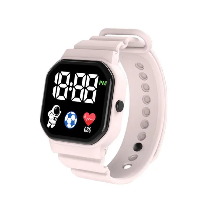 Square LED Digital Watch for Students