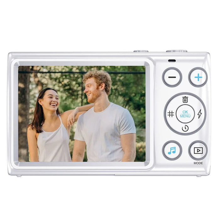 4K Digital Camera 64Mp 18X Digital Zoom Vlogging Video Camera Outdoor Anti-Shake Flash Recorder Autofocus Point Shoot Camera