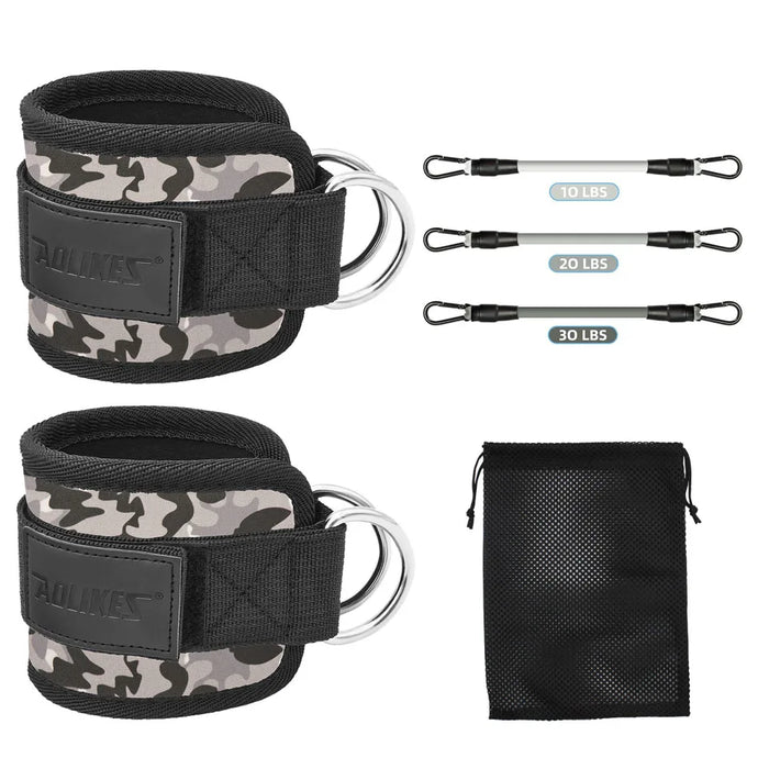 Ankle Resistance Bands Cuffs For Leg Workouts