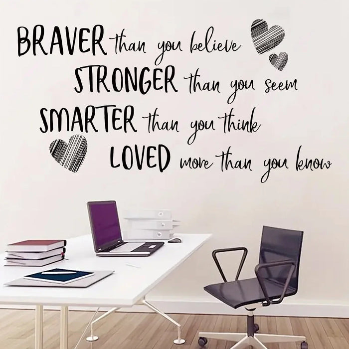 Cozy Wall Decals For Home Decor Study Bedroom Kids