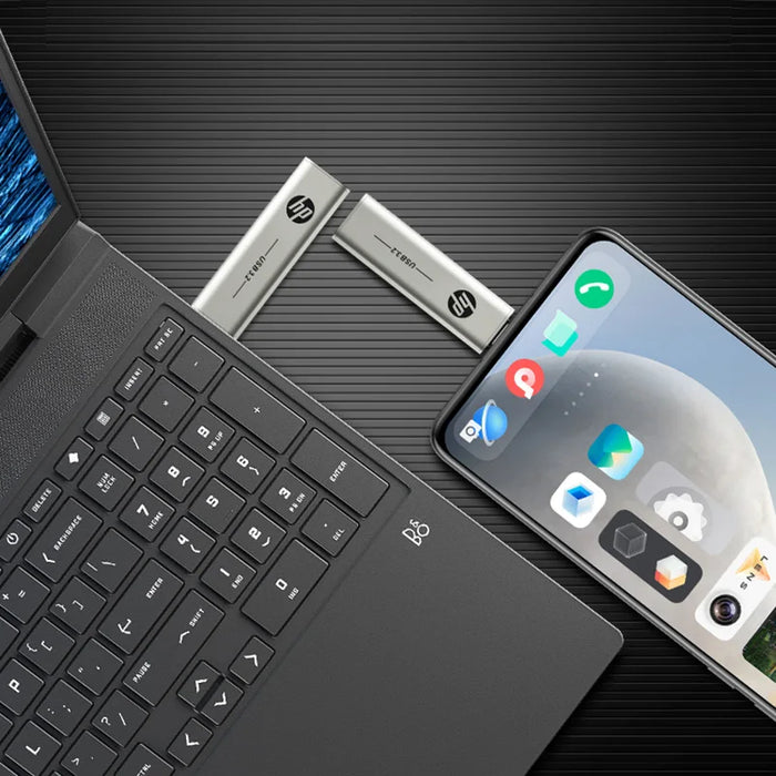 HP 2 In 1 Otg Usb3.2 Flash Drive 64gb / 128gb / 256gb For Pc Phone Mini Pc