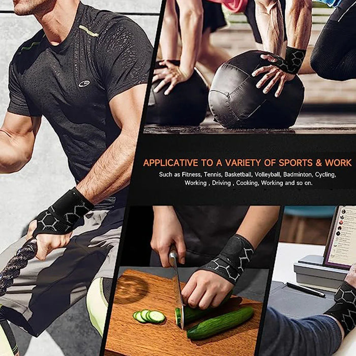 Adjustable Wrist Brace For Carpal Tunnel Relief Light Support For Left Or Right Hand