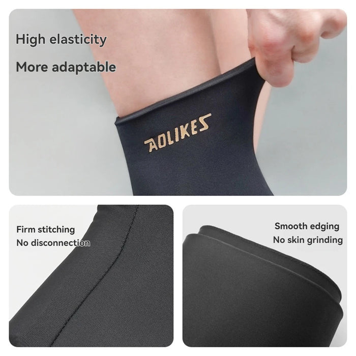 Hot & Cold Gel Ankle Sleeve Soft Touch Fabric Contoured Design