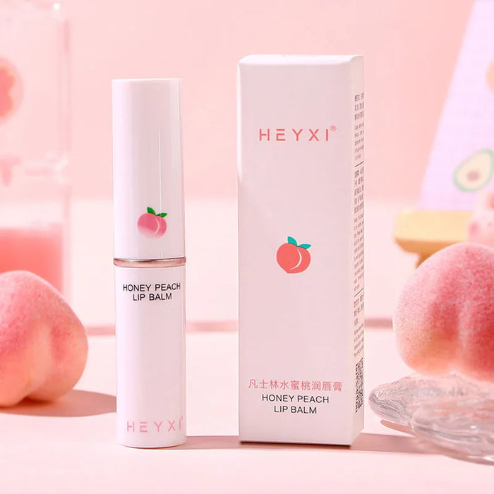 Hydrating Peach Lip Balm Trio For Nourished Lips