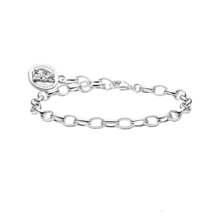 925 Sterling Silver Real Charm Bracelet For Women & Men