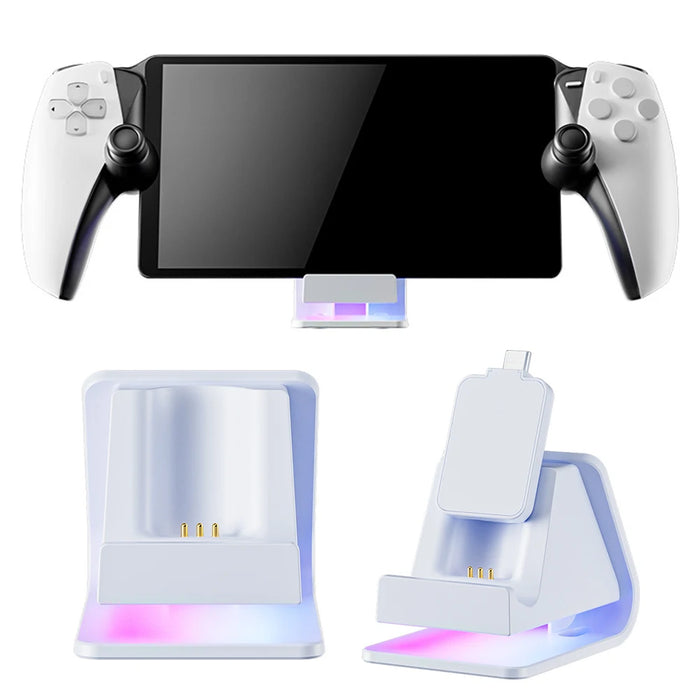 For Playstation Portal Charging Dock Station Console Rgb Handheld Stand Holder Charger Base Holder For Ps Portal Accessories