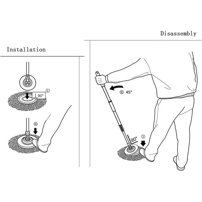 4 Pack Microfiber Replacement Mop Pads Fit For Hurricane Pro 360 Rotating Spin Magic