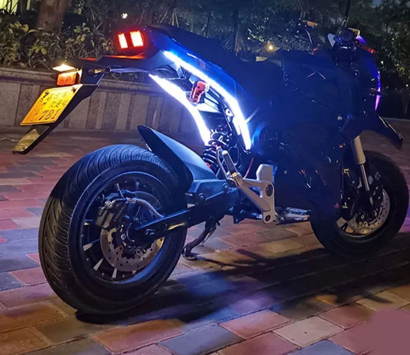 Motorcycle Led Turn Signal & Drl Lights Waterproof 2Pcs