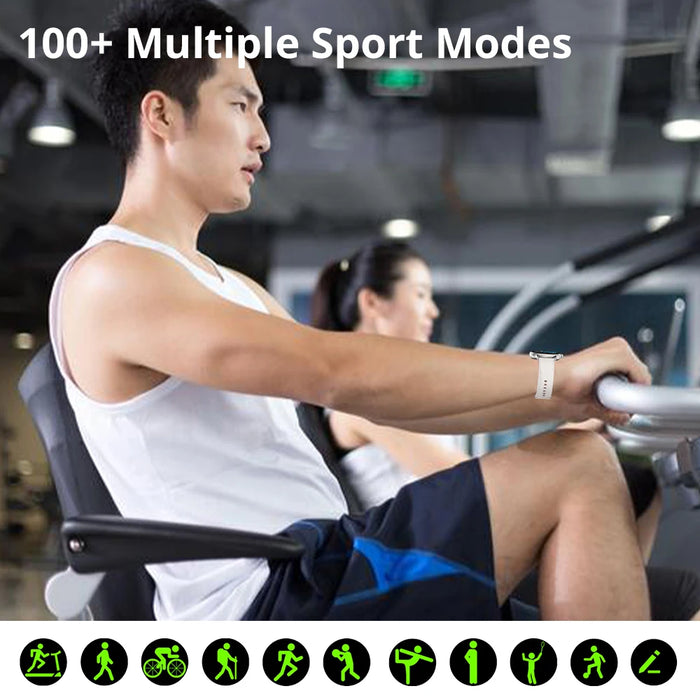 Unisex 1.43 Inch Amoled Smartwatch - 100 Sports Modes 7-Day Battery Bluetooth Call