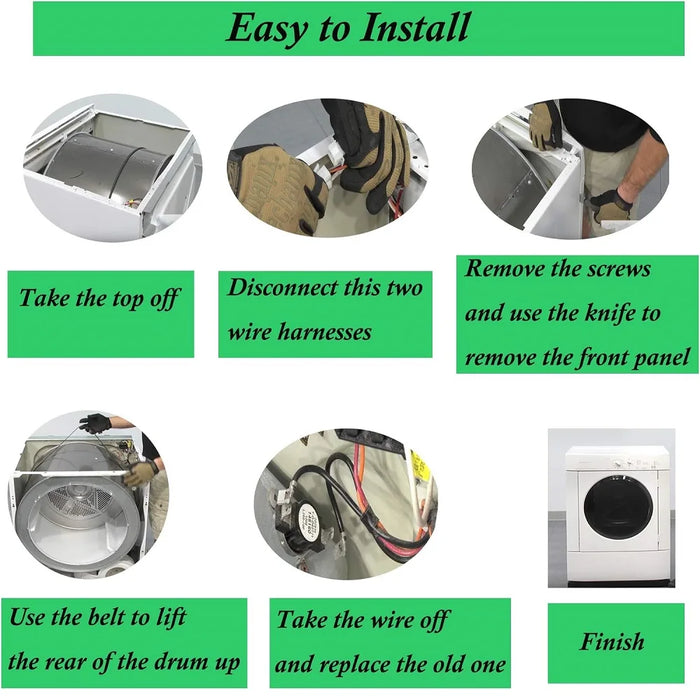 3204267 Dryer Safety Thermostat For Frigidaire Kenmore Electrolux Dryer 508516 73204267 Ap213147