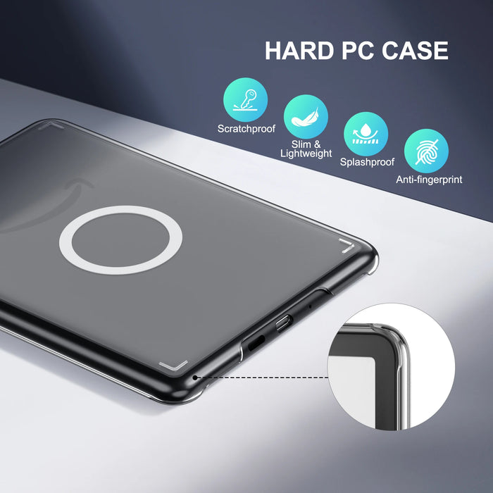 For 7 Inch Kindle Paperwhite Signature Edition 12Th Gen-2024 And Kindle Coloursoft-For Magsafe Thin Transparent Magnetic Case
