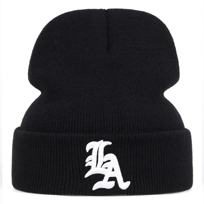 Stylish Gothic Embroidered Beanie For Men & Women Warm Autumn / Winter Hat