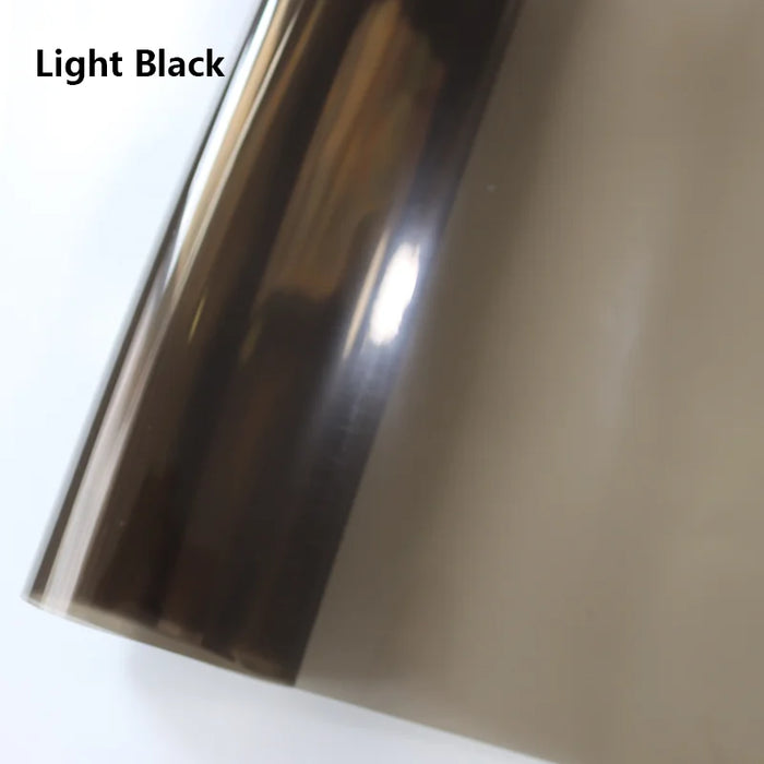 Black Smoke Armored Film Gloss Pvc Wrap For Lights - Durable Car Cover
