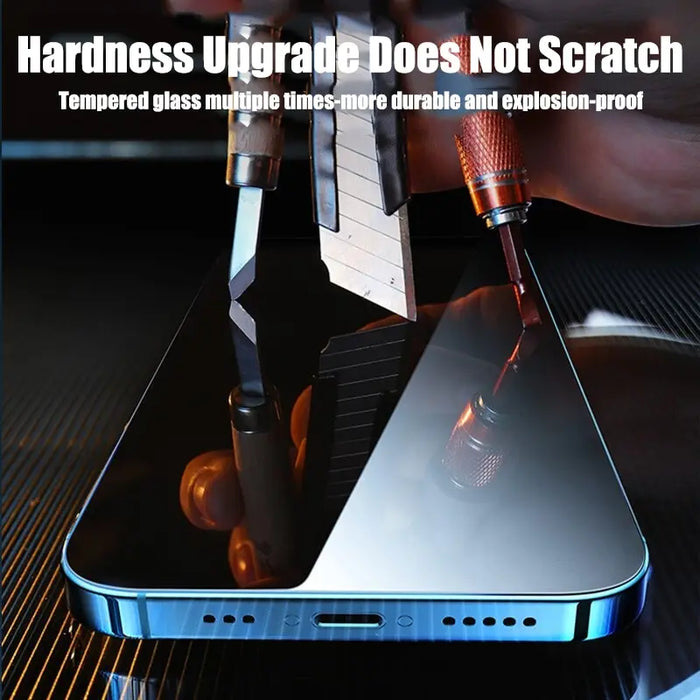 Pack of 4 Tempered Glass Screen Protector for Iphone 11 15 Pro and Se