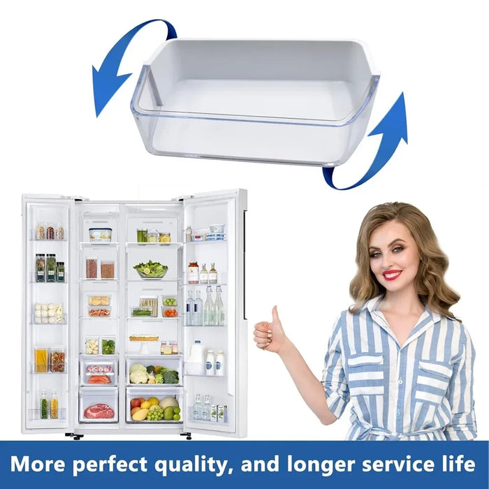 Da97-12650A Refrigerator Door Shelf Bin Right For Samsung Refrigerator Parts Rf260 Rf261 Rf263 Replaces Da63-06963 Da63-07104A