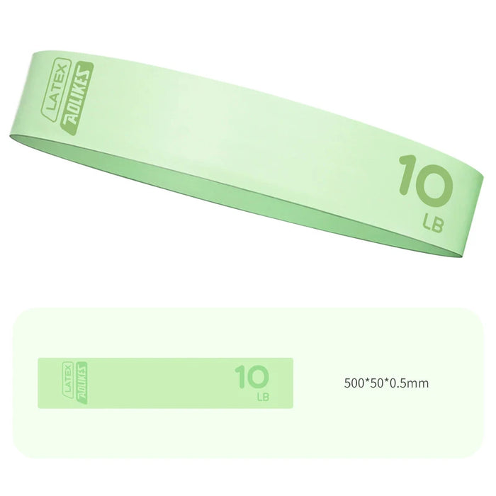 Latex Resistance Bands For Yoga Pilates Rehab & Home Workout