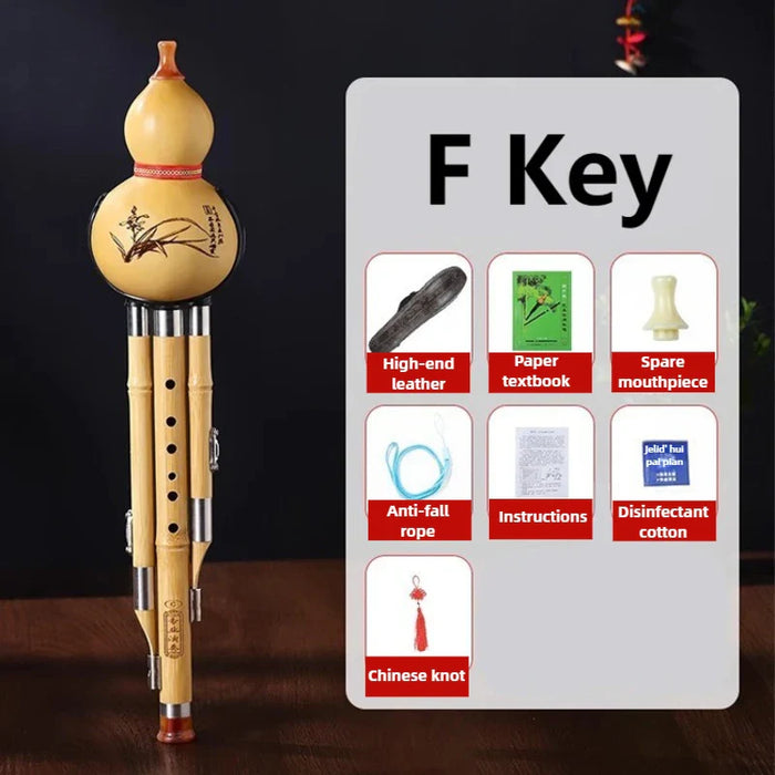 Handmade Bamboo Hulusi Flute For Adults & Children