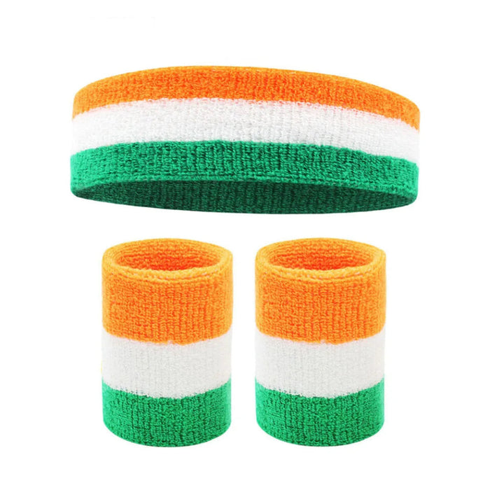 Men Sweat Band Set Ideal For Sports & Workouts