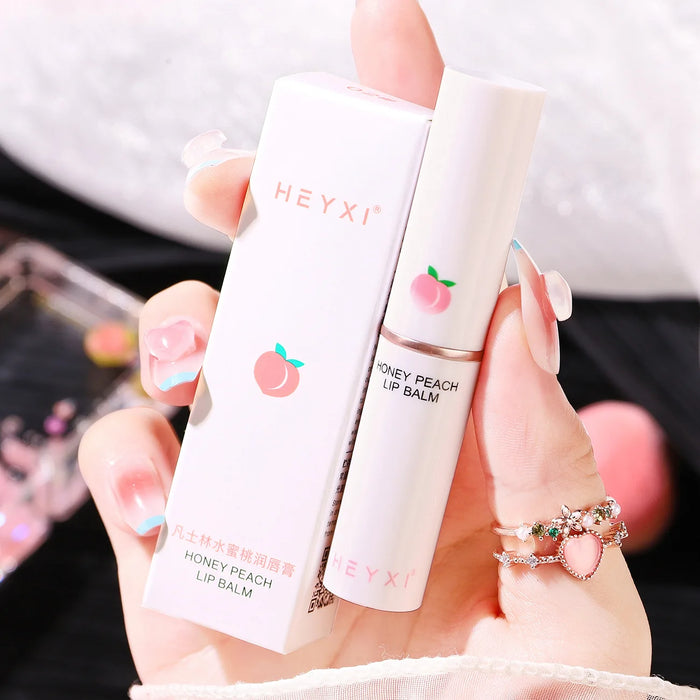 Peach Lip Balm Colour Change Plumper Moisturizer