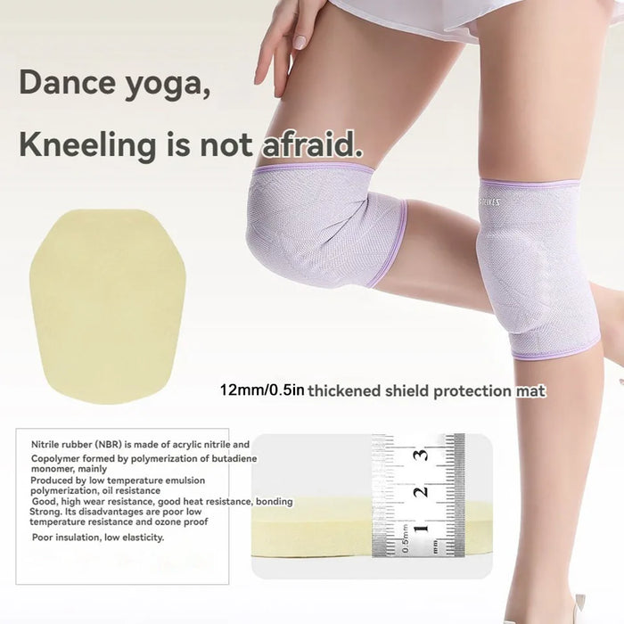 Pair of Soft Breathable Knee Pads Protective For Men Women Kids Volleyball Football Dance