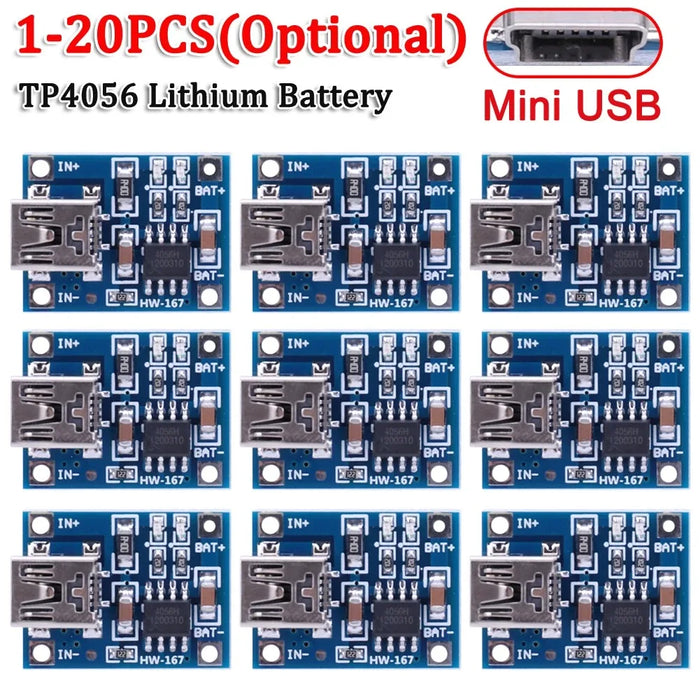 20 Piece 5V 1A Lithium Battery Charger Module With Protection