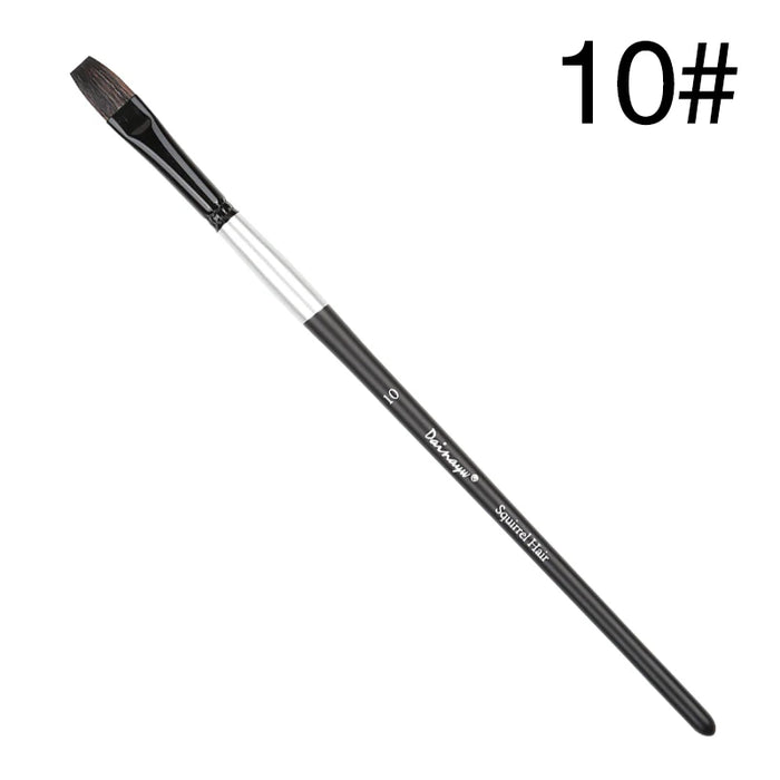 Professional Flat Watercolour Brush Set