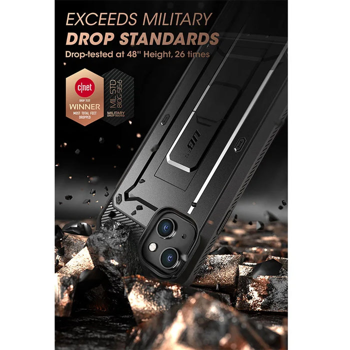 For Iphone 14 / 13 6.1 Inch Ub Pro Rugged Holster Case With Built-In Screen Protector