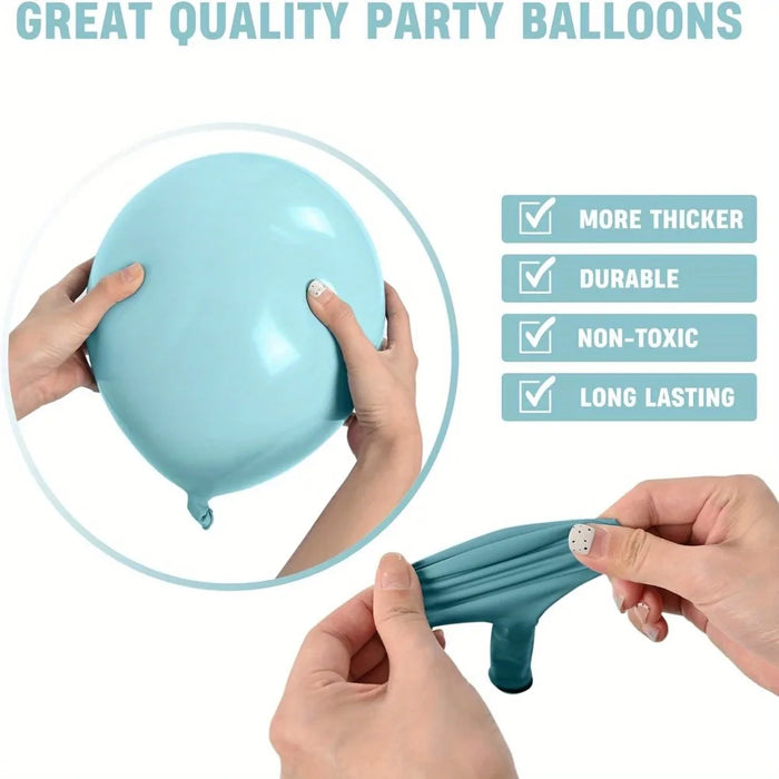 102Pcs Mermaid Balloon Wreath Arch Kit For Wedding Engagements Birthdays Anniversaries - Indoor And Outdoor Party Decorations