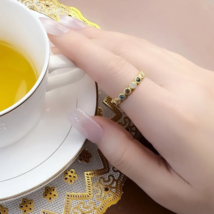 925 Sterling Silver Vintage European Royalty Ring