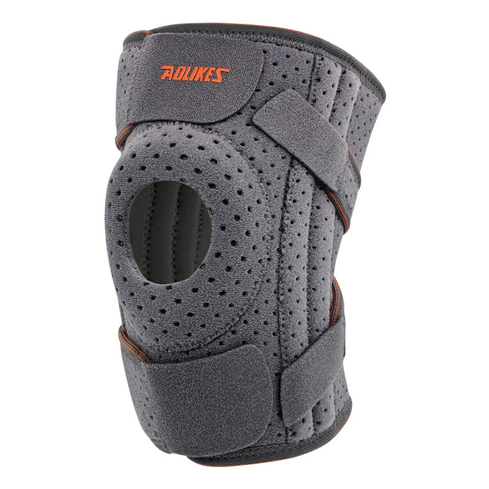 Adjustable Knee Brace With Side Stabilizers Patella Gel Pad For Men & Women