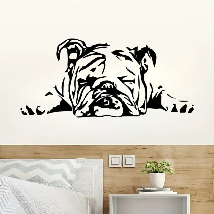 Adorable Puppy Silhouette Wall Stickers For Home Decor