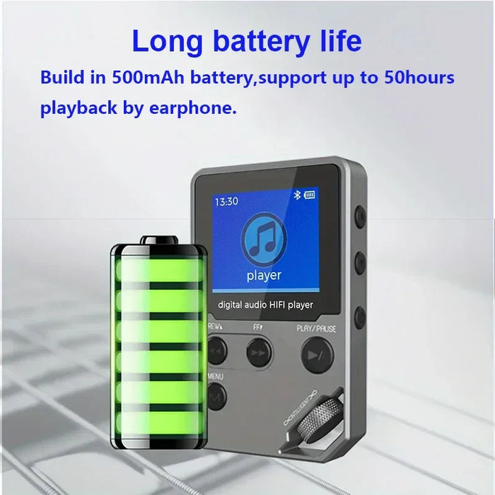 8Gb Hifi Mp3 Player With Tf Card Fm E Book Lossless Sound Zinc Alloy Entry Level
